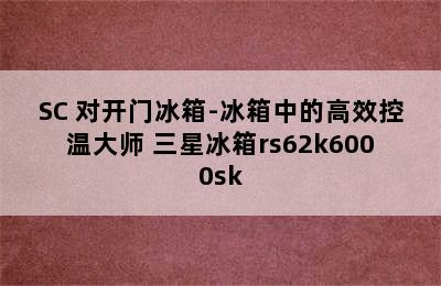 SAMSUNG/三星 RS62K6000WW/SC 对开门冰箱-冰箱中的高效控温大师 三星冰箱rs62k6000sk